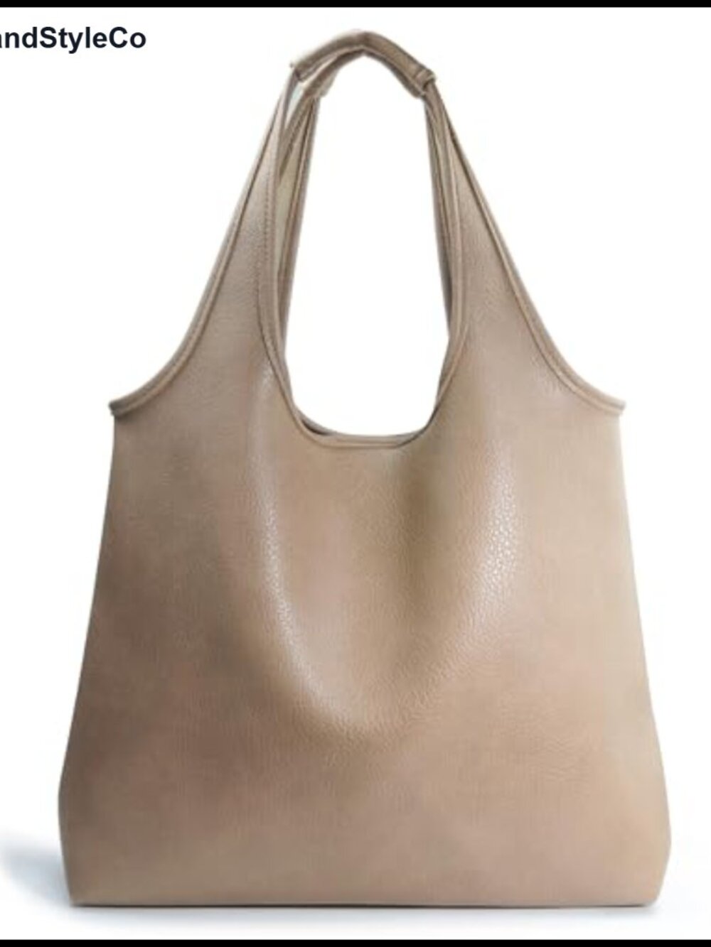 Women's Hobo Bag Soft Vegan Leather Tote Oversized Slouchy Handbag Work Weekend